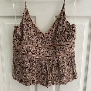 Cheetah tank top XL